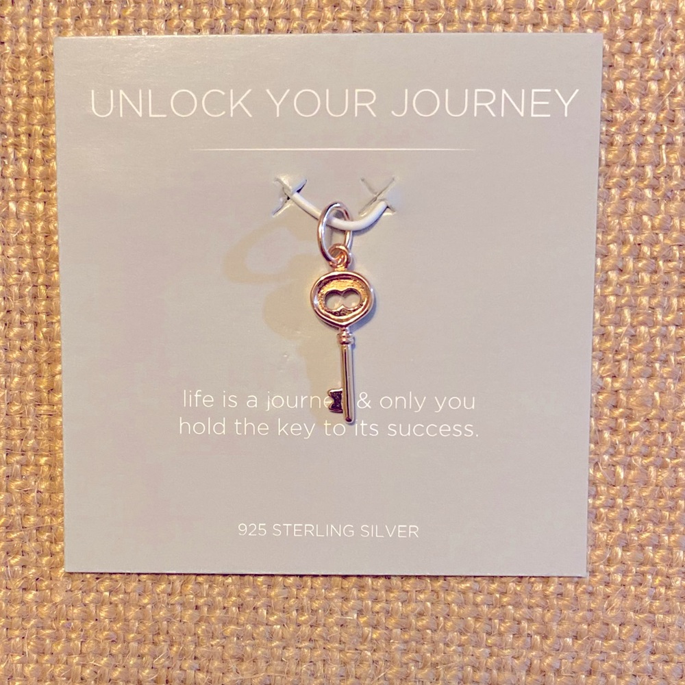 Origami Owl Core Collection Charm Rose Gold Key